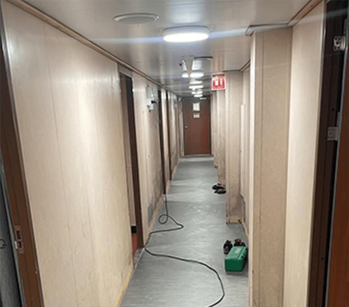 CSN LT renovation of the ship's interior
